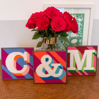 Couples Initial Tapestry Kit, 2 of 12