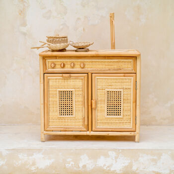 Handmade Rattan Play Kitchen | Haven By Collectiviste, 2 of 6