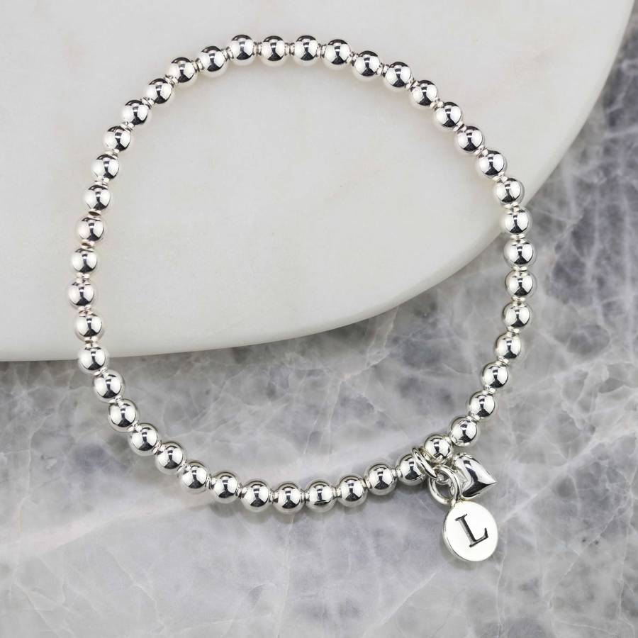 Personalised Mia Silver Heart Bracelet, 1 of 4