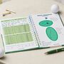 Personalised Golf Game Log Notebook, thumbnail 2 of 7