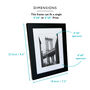 Personalised Photo Gift Print In A Blue Washed Frame, thumbnail 2 of 7