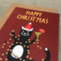 Merry Christmas Cat Card, thumbnail 2 of 5