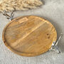 Wooden Serving Platter Cake Stand Birthday Gift For Her, thumbnail 5 of 9