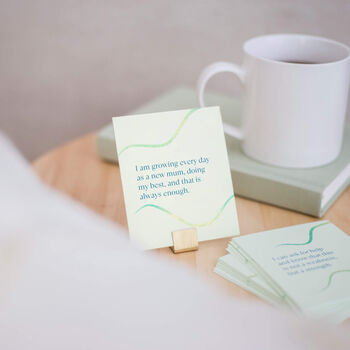 New Mum 'Give Yourself Kindness' Affirmation Cards, 5 of 11