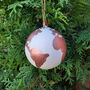 Personalised Hand Painted World Globe Bauble, thumbnail 9 of 9