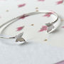 Butterfly Bangle Sterling Silver, thumbnail 8 of 12