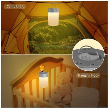 Warm Light LED Bedside Touch Sensor Night Lamps, 7 of 8