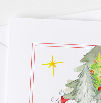 Christmas Card Santa Ideal For Grandchildren, 4 of 7