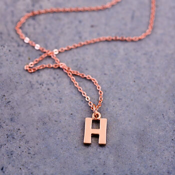 Personalised Chunky Letter Necklace, 11 of 12