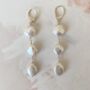 Keishi Lustre Pearl Earrings, thumbnail 2 of 4