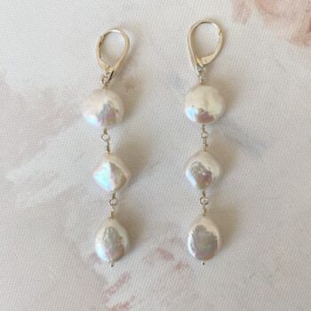 Keishi Lustre Pearl Earrings, 2 of 4