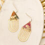 Multicolour Triangular Statement Drop Earrings Arch, thumbnail 2 of 8