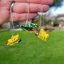 Handmad Glass Hanging Butterfly Set, thumbnail 4 of 7