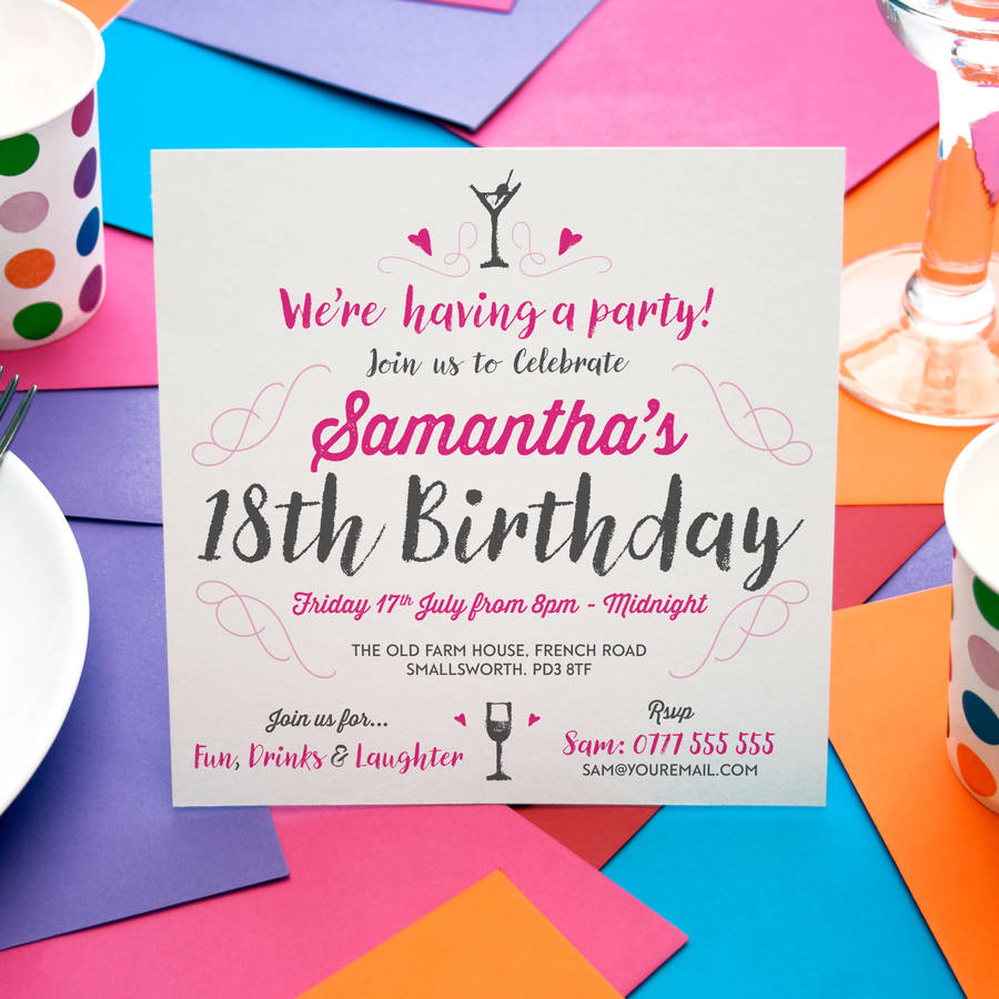 Concept 39+ Birthday Party Invitation