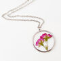 Pink Rose Necklace, thumbnail 2 of 6