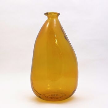 Recycled Blown Glass Vase | 36cm | Six Colours, 4 of 7