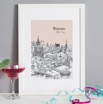 Personalised Warsaw Print, 2 of 12