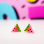 Watermelon Stud Earrings, thumbnail 1 of 3
