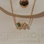 Emerald Gemstone Necklace, thumbnail 7 of 9