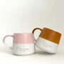 Personalised And Dated Dipped Stoneware Tea/Coffee Mug Gift, thumbnail 5 of 8