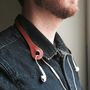 Personalised Leather Headphone Ear Bud Holder Tidy, thumbnail 3 of 8