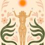 ‘Chase The Sun’ Boho Sun Wall Art Print, thumbnail 4 of 4