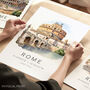 Rome Castel Sant'angelo Travel Print, thumbnail 1 of 7