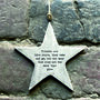 Friends Are Like Stars Porcelain Hanging Star, thumbnail 1 of 2