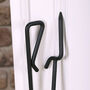 Vintage Style Black Fireplace Accessories Set, thumbnail 4 of 7