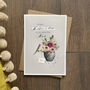 Mother's Day Budgie Vase Card, thumbnail 1 of 2
