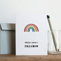 'Rainbow' Petite Card, thumbnail 2 of 2