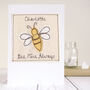 Personalised Bee Anniversary Or Engagement Card, thumbnail 1 of 12