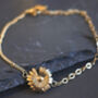 Daisy Bracelet 18k Gold Plated Floral Jewellery, thumbnail 3 of 7
