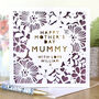 Personalised Floral Mother's Day Card, thumbnail 1 of 3