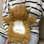 Highland Cow Personalised Hot Water Bottle, thumbnail 1 of 3