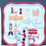 London Tea Set With Personalised Case, thumbnail 2 of 5
