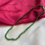 Green Crystal Quartz Tassel Mala Necklace, thumbnail 5 of 5