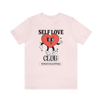 'Self Love Club' Retro Graphic Tshirt, 4 of 9