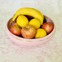 Antique Painted Pink Wooden Fruit Bowl ~ Four, thumbnail 6 of 7