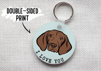 Hungarian Vizsla Keyring, 3 of 6