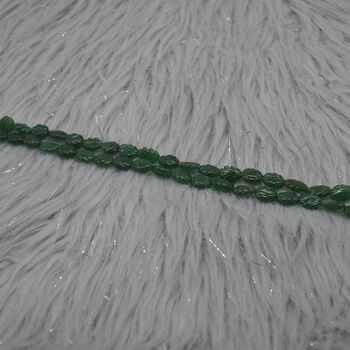 Green Aventurine Beaded Necklace: 18 Inch, 2 of 10