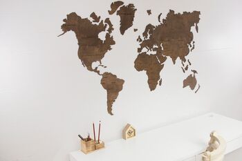 Creative Wooden World Map, 9 of 10
