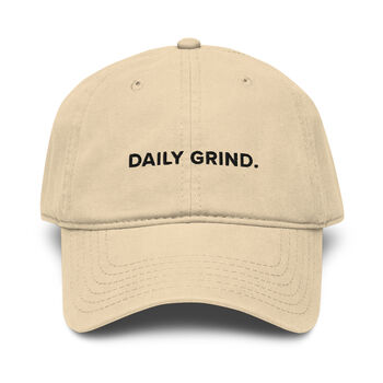 Gustatory Daily Grind. Cotton Embroidered Cap, 5 of 12