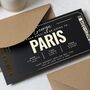 Paris Gift Voucher Gold Foil Holiday Reveal, thumbnail 4 of 9