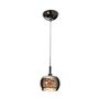 Crystal Ceiling Pendant With Smoked Glass Shade, thumbnail 1 of 2