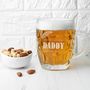 Personalised Dimple Pint Glass For Dad, thumbnail 1 of 2