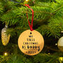 'First Christmas As Daddy' Christmas Decoration, thumbnail 2 of 5
