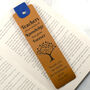 Personalised Teacher Thank You Gift Leather Bookmark, thumbnail 1 of 2