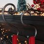 Forged Iron Christmas Stocking Spiral Hook, thumbnail 3 of 3