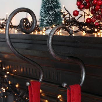Forged Iron Christmas Stocking Spiral Hook, 3 of 3